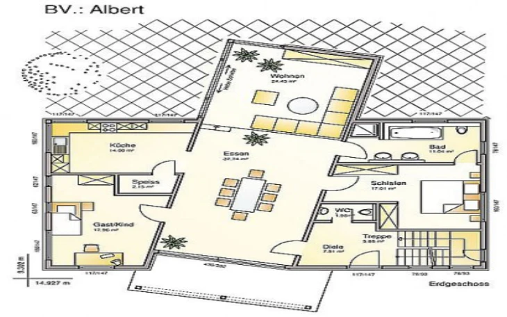 Albert-Haus - Musterhaus Burkardroth Erdgeschoss