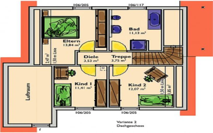 Albert-Haus - Musterhaus Comfort plus Dachgeschoss