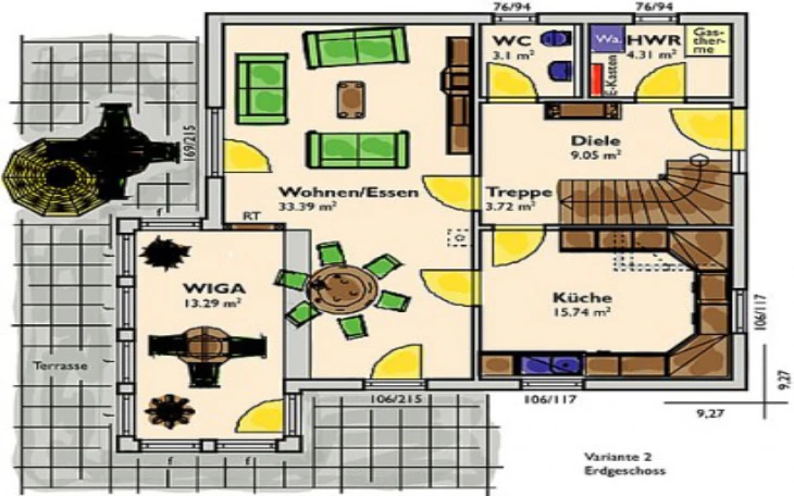 Albert-Haus - Musterhaus Comfort plus Erdgeschoss