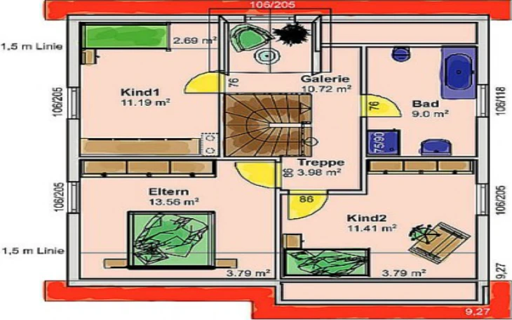 Albert-Haus - Musterhaus Festival Dachgeschoss