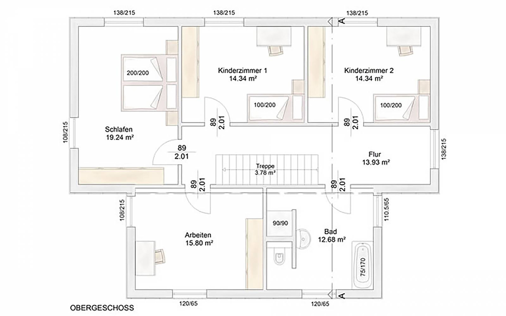 Obergeschoss Garitz von Albert-Haus GmbH & Co. KG