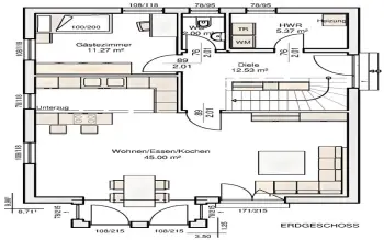 Grundriss Familienhaus Maximilian 142 von Albert-Haus