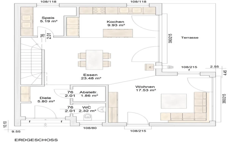 Albert-Haus - Musterhaus Straubenhardt Erdgeschoss