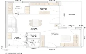 Grundriss Pultdach Straubenhardt von Albert-Haus