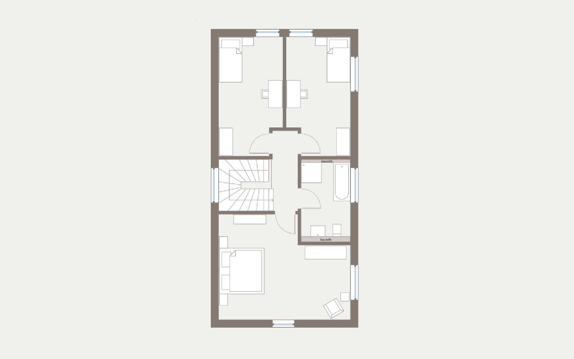 Dachgeschoss CityVilla 1 von allkauf haus GmbH