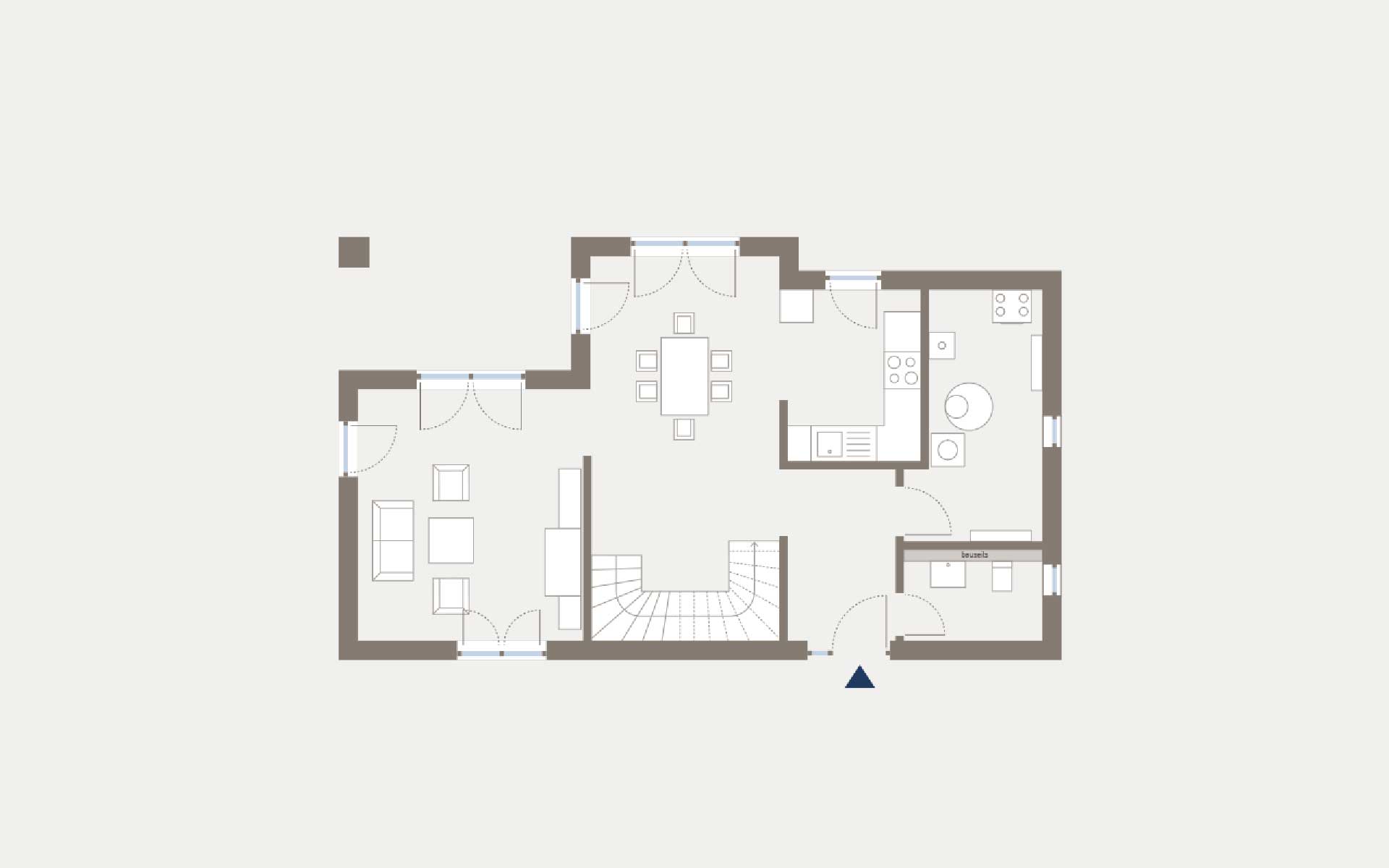 Erdgeschoss CityVilla 3 von allkauf haus GmbH