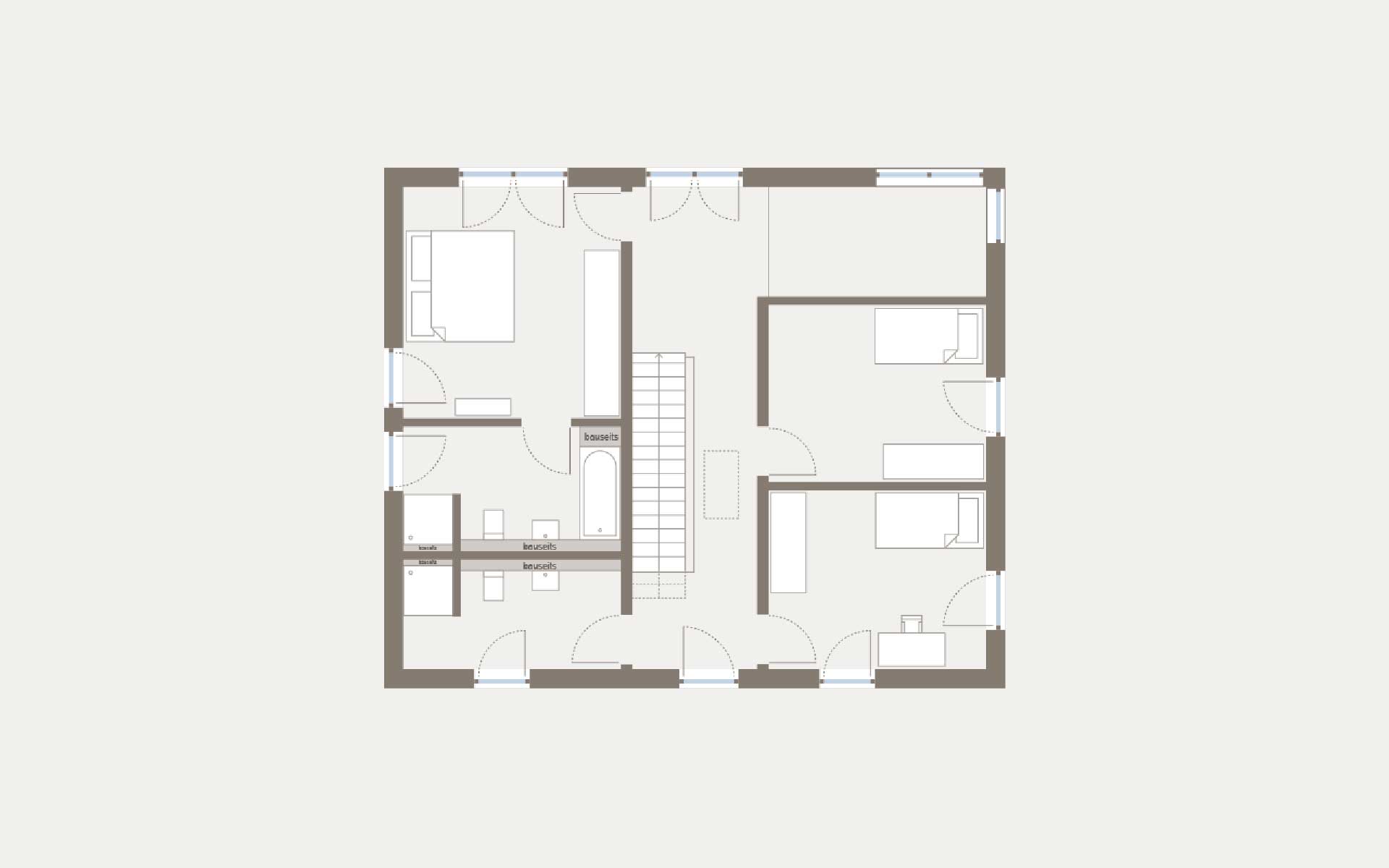 Obergeschoss CityVilla 6 von allkauf haus GmbH