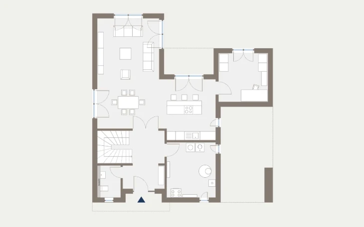 allkauf haus - Musterhaus Cult 1 V2 Erdgeschoss