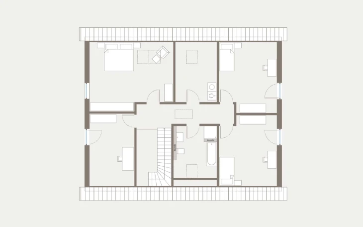 allkauf haus - Musterhaus Generationen 5 BF Dachgeschoss