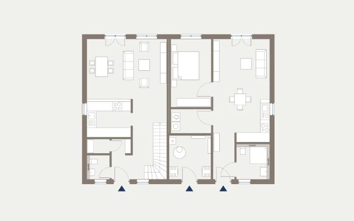 allkauf haus - Musterhaus Generationen 5 BF Erdgeschoss