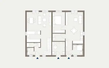Grundriss Familienhaus Generationen 5 BF von allkauf haus
