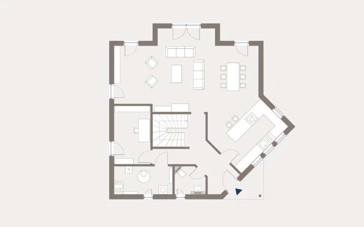 allkauf haus - Musterhaus Life 10 V1 Erdgeschoss