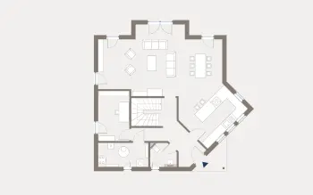 Grundriss Satteldach Life 10 V1 von allkauf haus