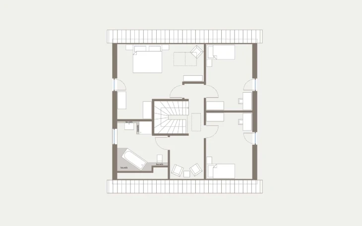 allkauf haus - Musterhaus Life 10 Dachgeschoss