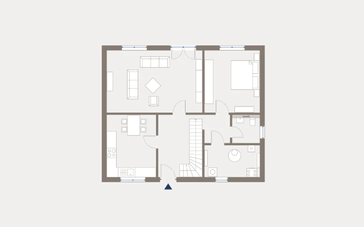 allkauf haus - Musterhaus Life 12 V1 Erdgeschoss