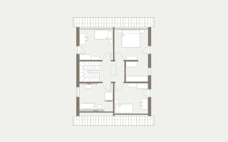 allkauf haus - Musterhaus Life 3 Dachgeschoss