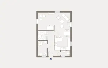 Grundriss Familienhaus Newline 8 von allkauf haus