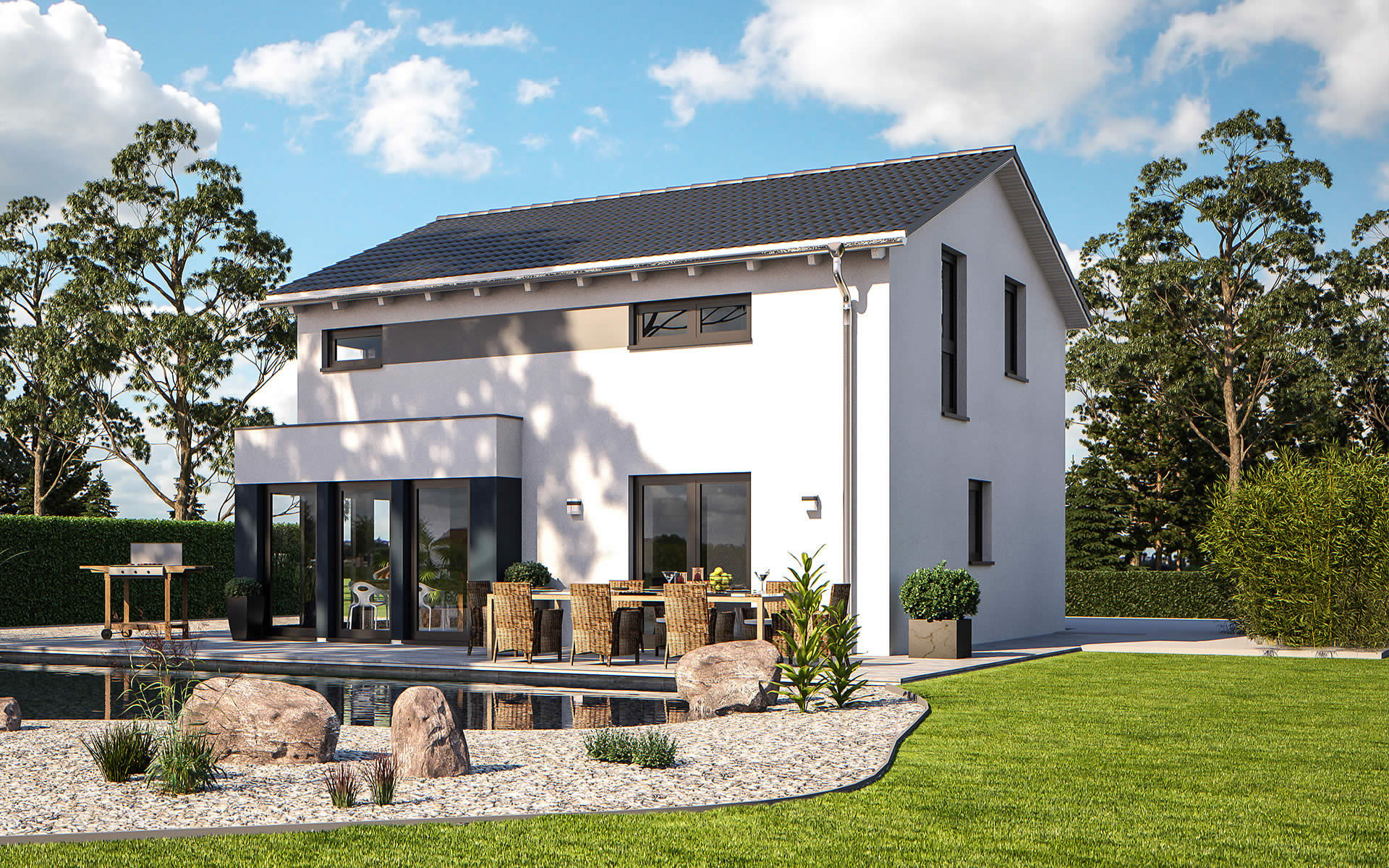 Musterhaus Fertighaus Esprit 117 von Bärenhaus das