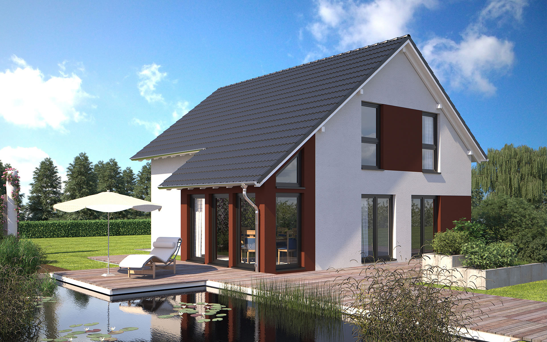 Musterhaus Fertighaus Esprit 137 von Bärenhaus das