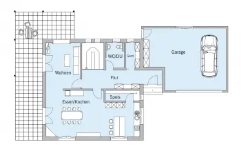 Grundriss Stadtvilla / Villa Bongart von Baufritz