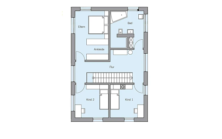 Baufritz - Musterhaus Remiger Dachgeschoss