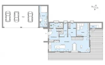 Grundriss Designerhaus Haus am Wald von Baufritz