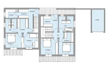 Grundriss Landhaus Horn von Baufritz