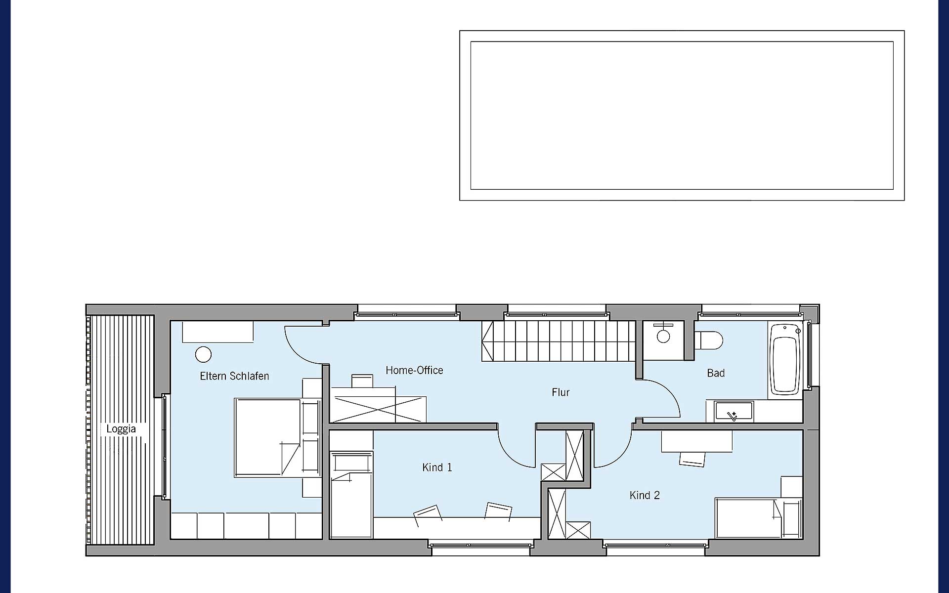 Obergeschoss Lichtblick von Bau-Fritz GmbH & Co. KG, seit 1896