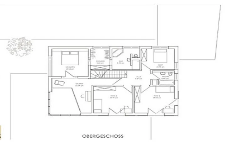 Baufritz - Musterhaus Modern Living Obergeschoss