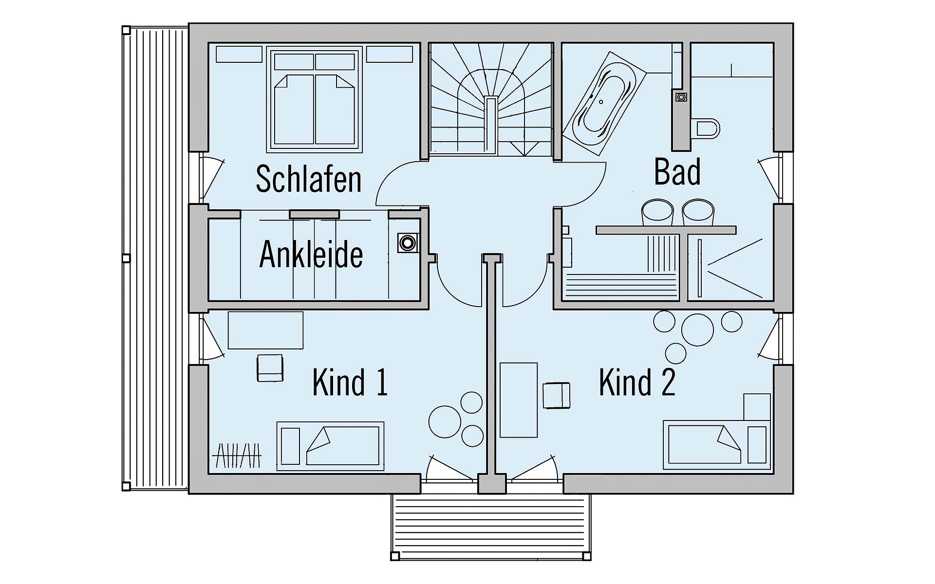 Dachgeschoss Motz-Russ von Bau-Fritz GmbH & Co. KG, seit 1896