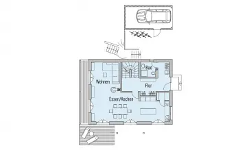 Grundriss Schwedenhaus Motz-Russ von Baufritz