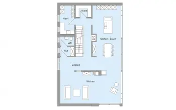 Grundriss Flachdach Pawliczec von Baufritz