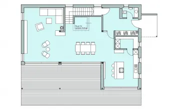 Grundriss Zeltdach Riederle von Baufritz
