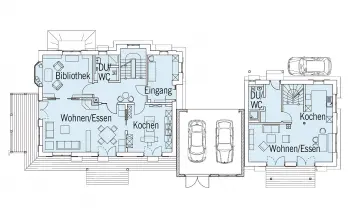 Grundriss Landhaus Steinhauser von Baufritz
