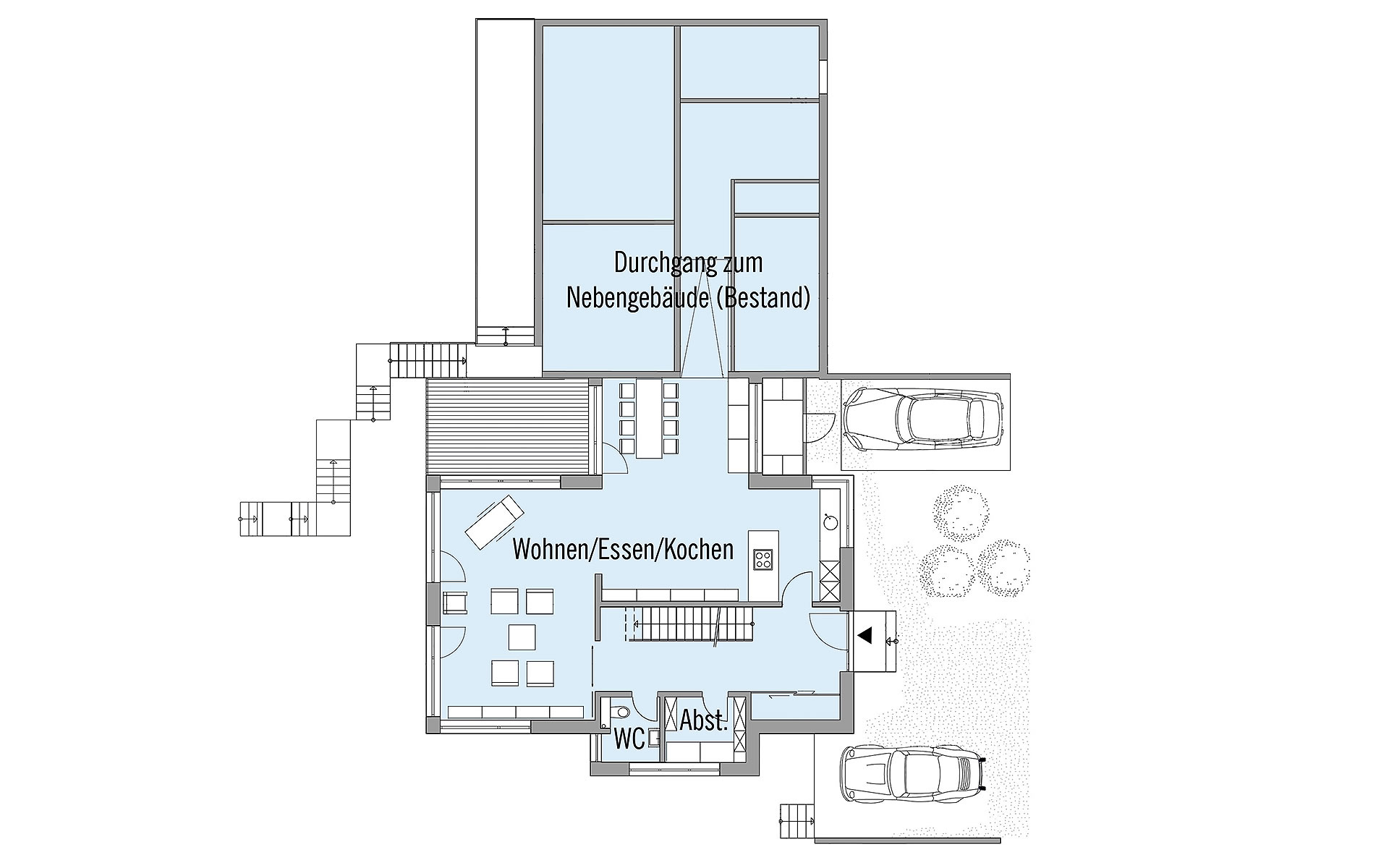 Erdgeschoss Wiesenhütter von Bau-Fritz GmbH & Co. KG, seit 1896