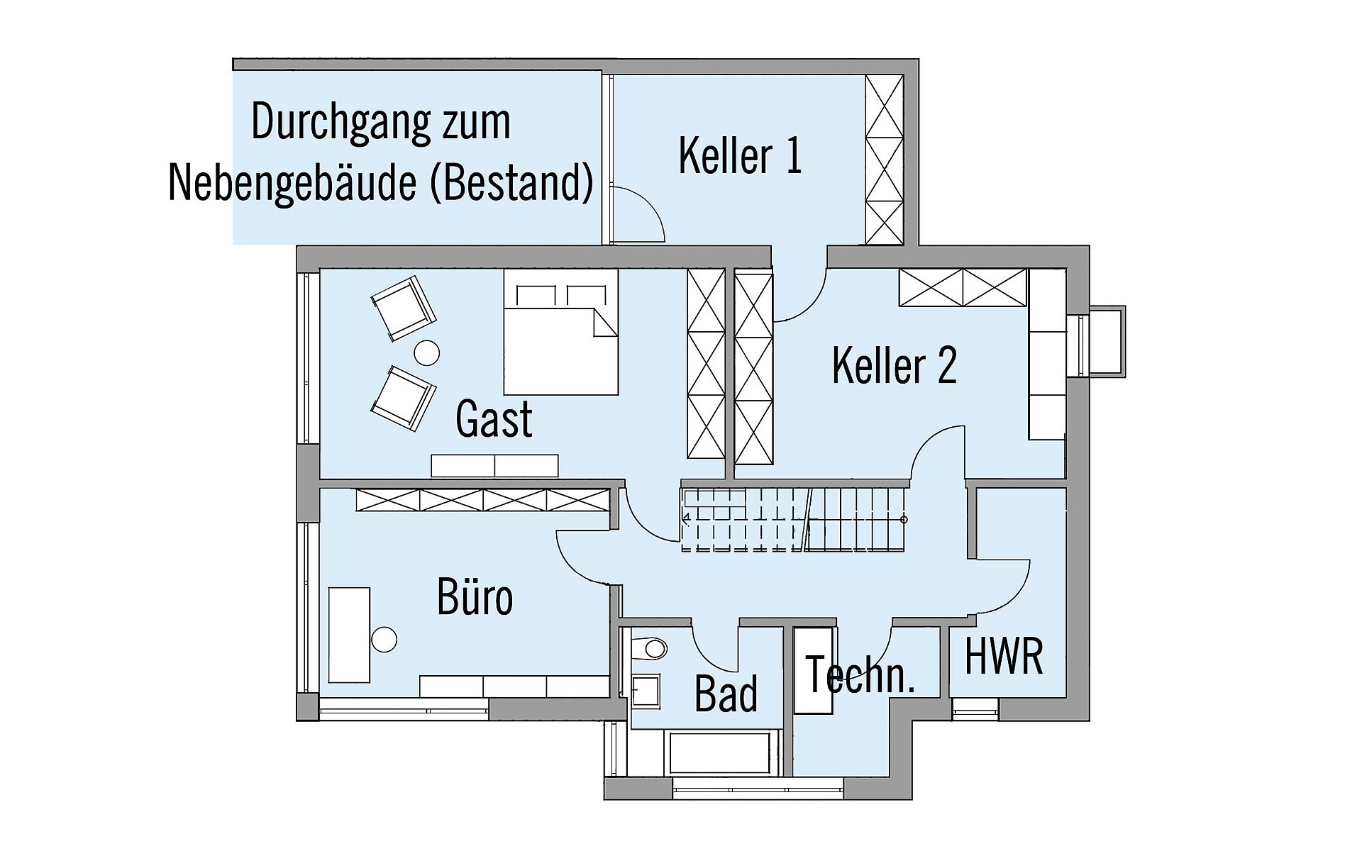 Keller Wiesenhütter von Bau-Fritz GmbH & Co. KG, seit 1896