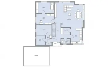 Grundriss Kubushaus Abendroth von BAUMEISTER-HAUS