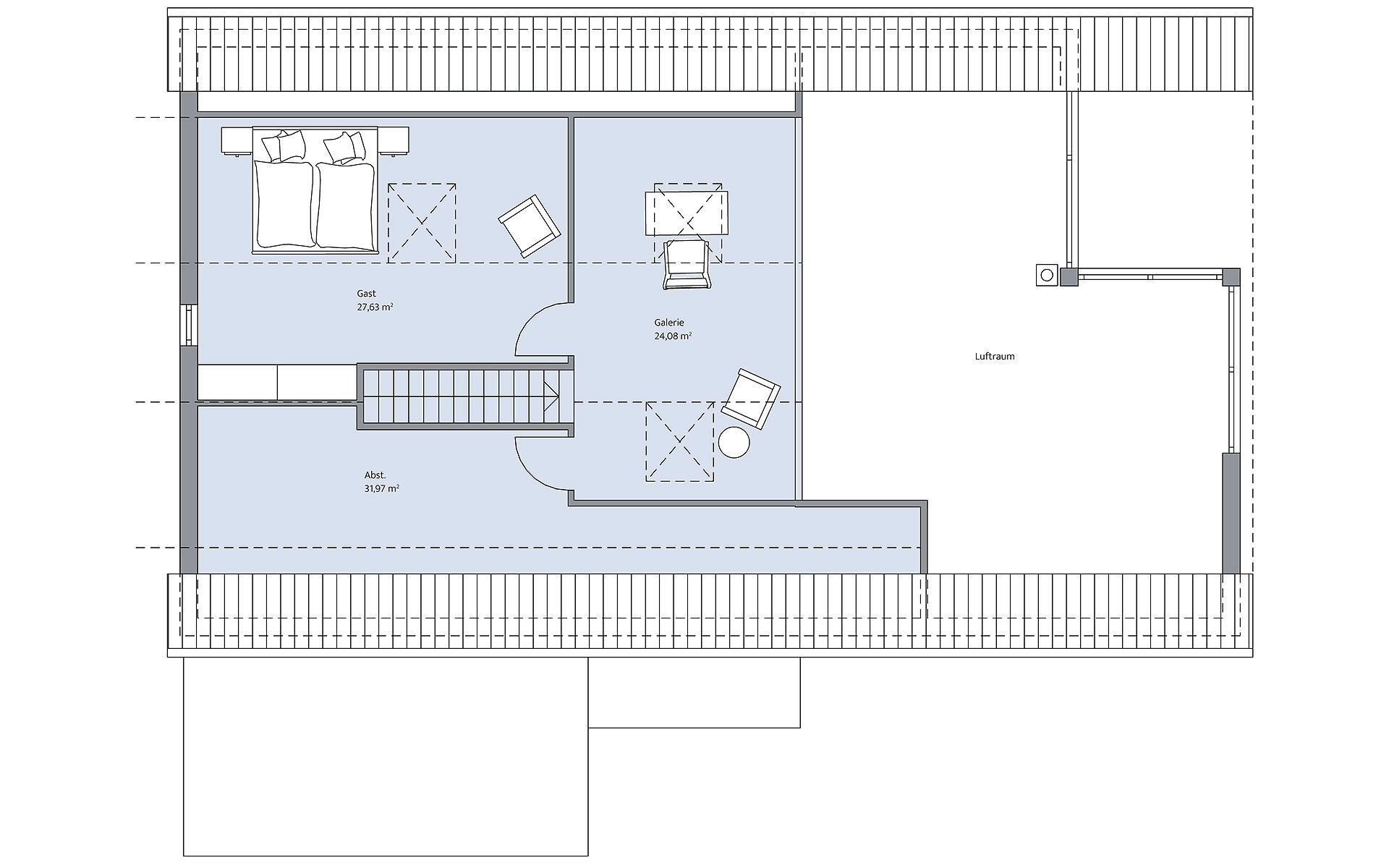 Dachgeschoss Augenthaler von BAUMEISTER-HAUS Kooperation e.V.