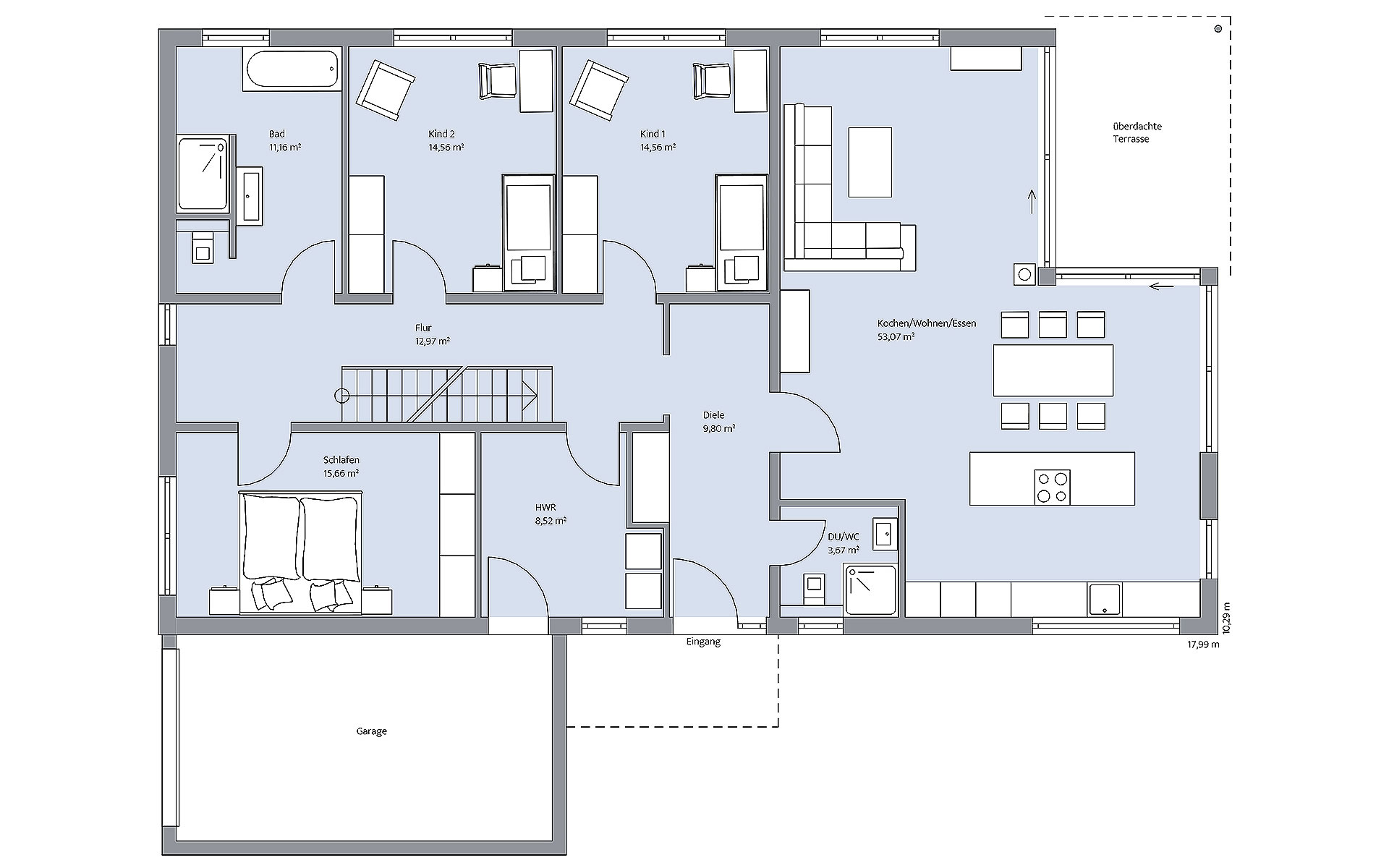 Erdgeschoss Augenthaler von BAUMEISTER-HAUS Kooperation e.V.