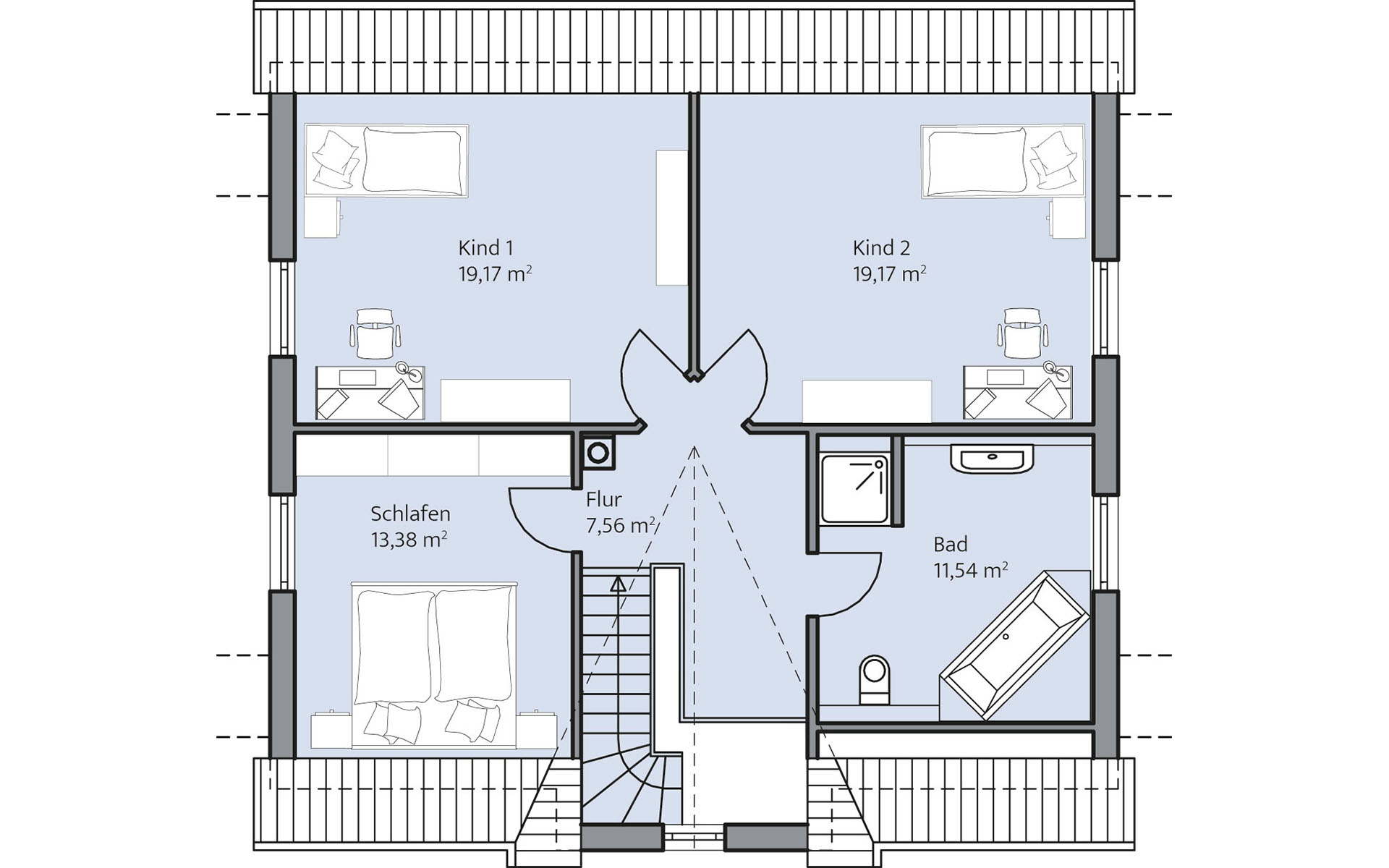 Dachgeschoss Brede von BAUMEISTER-HAUS Kooperation e.V.