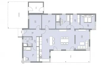 Grundriss Bungalow Ebert von BAUMEISTER-HAUS