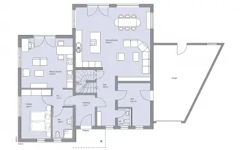 Grundriss Stadtvilla / Villa Faber von BAUMEISTER-HAUS