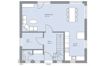 Grundriss Familienhaus Lutz von BAUMEISTER-HAUS