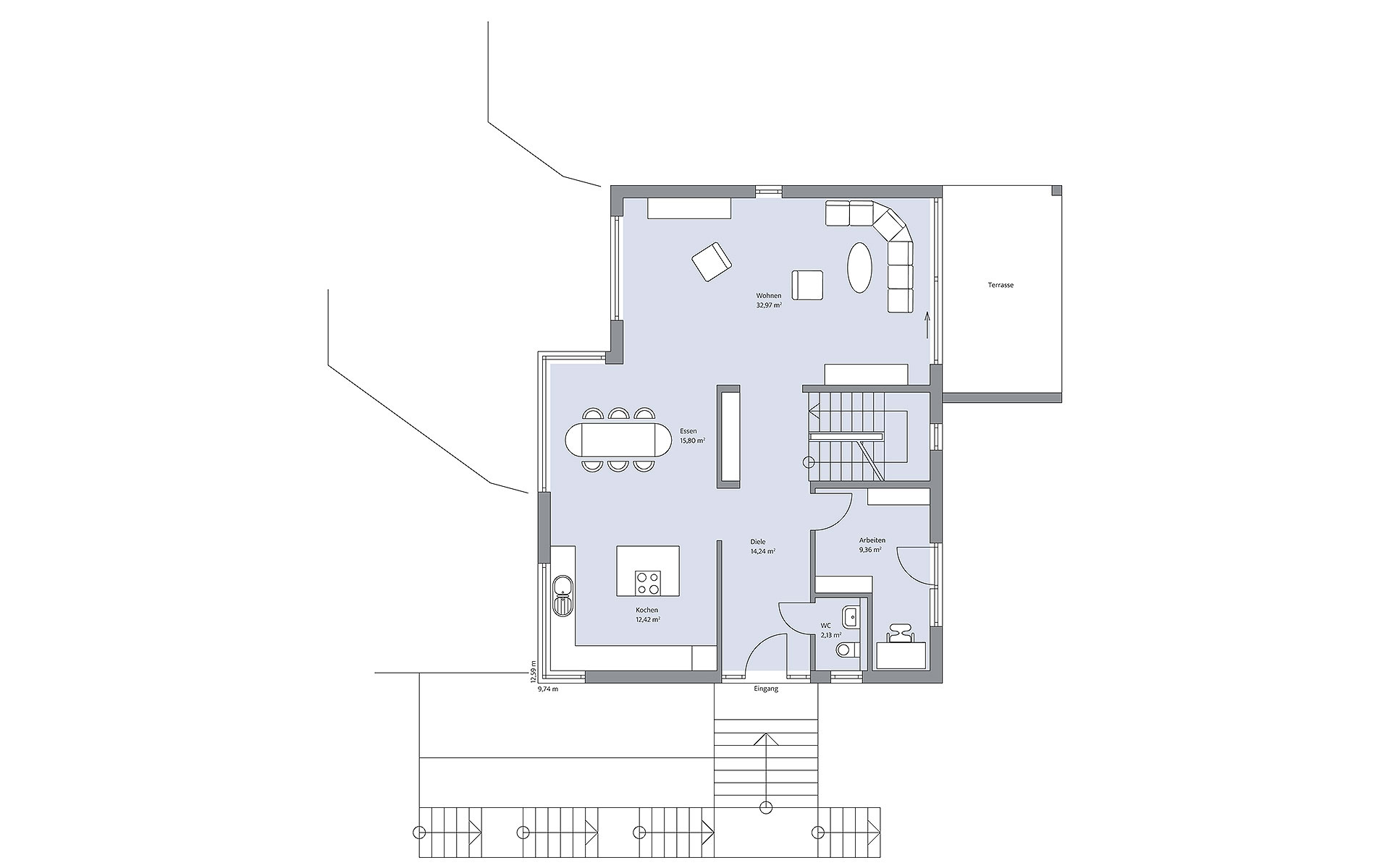 Erdgeschoss Messerschmidt von BAUMEISTER-HAUS Kooperation e.V.