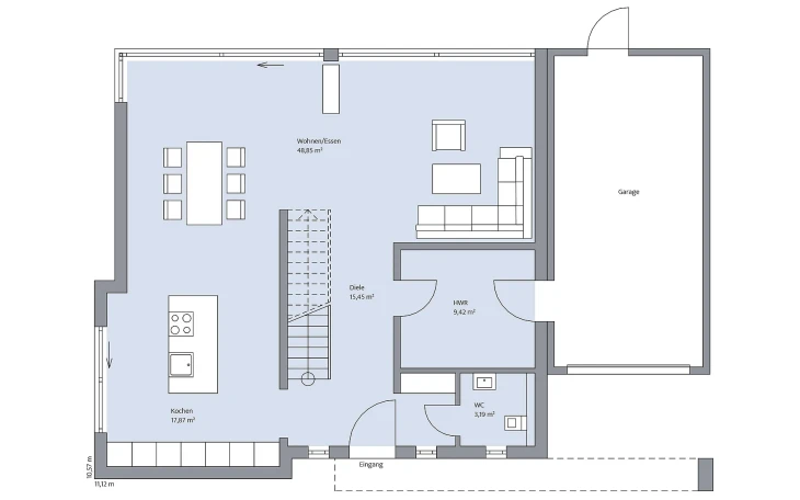 BAUMEISTER-HAUS - Musterhaus Nowak Erdgeschoss