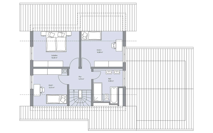 BAUMEISTER-HAUS - Musterhaus Odenthal Dachgeschoss