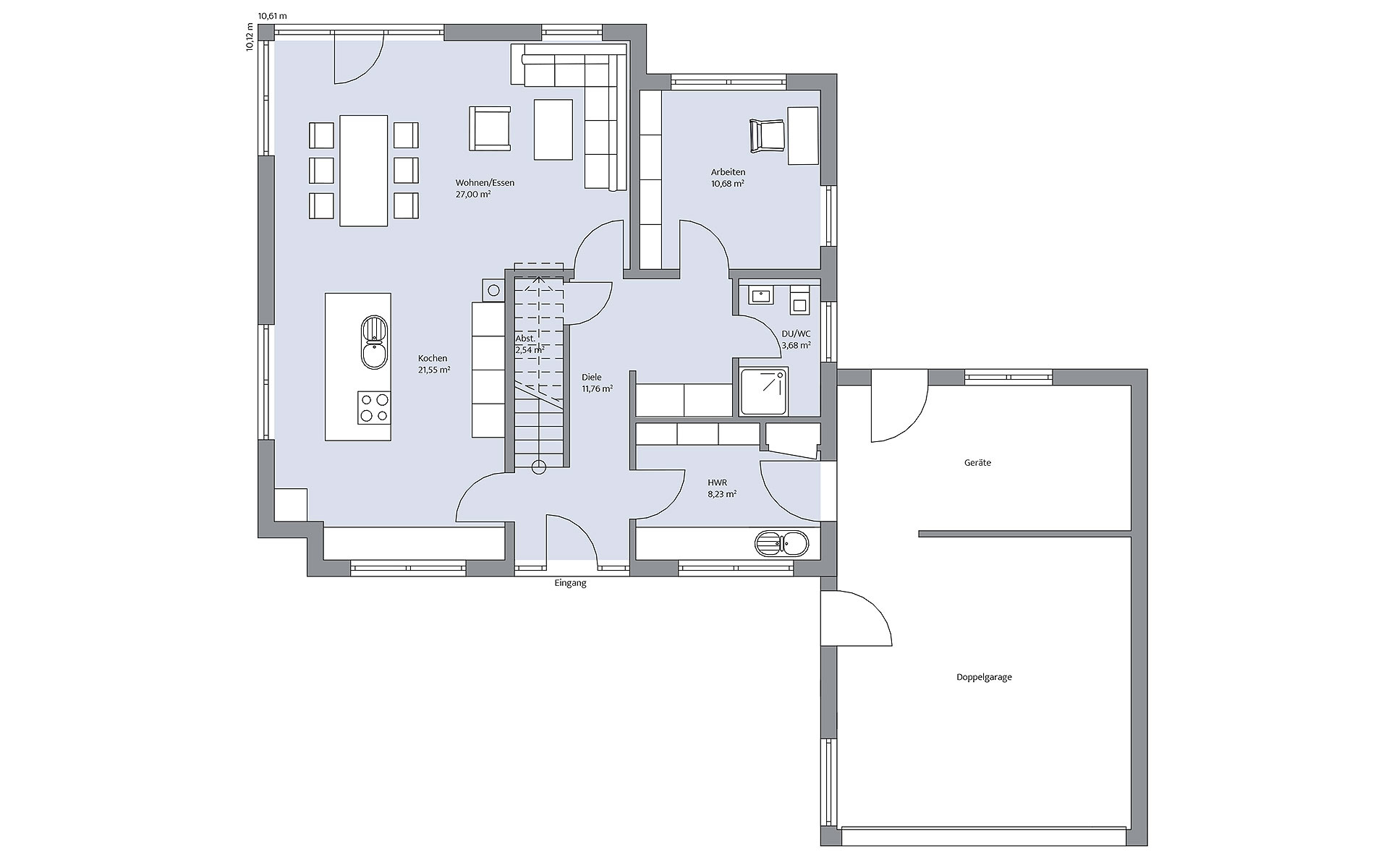 Erdgeschoss Ückerroth von BAUMEISTER-HAUS Kooperation e.V.