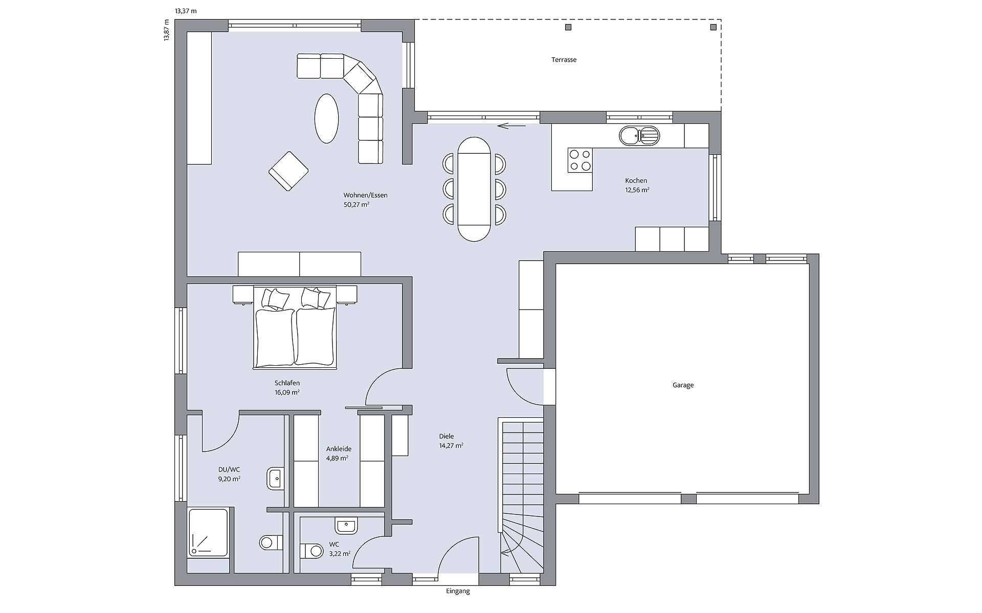 Erdgeschoss Uhlmann von BAUMEISTER-HAUS Kooperation e.V.