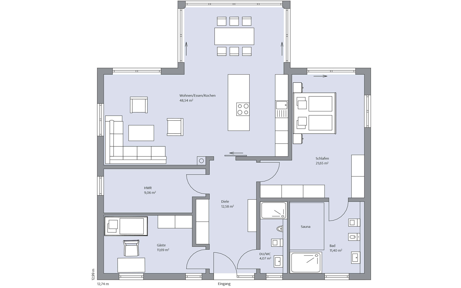 Erdgeschoss Valentin von BAUMEISTER-HAUS Kooperation e.V.