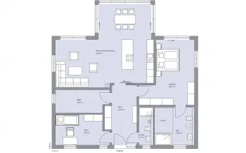 Grundriss Walmdach Valentin von BAUMEISTER-HAUS